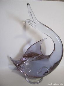 Vintage: pez de cristal vintage
